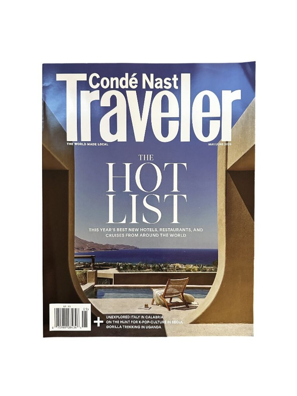 Conde Nast Traveler Magazine May/June 2026 Travel Hot List Hotels, Cruises